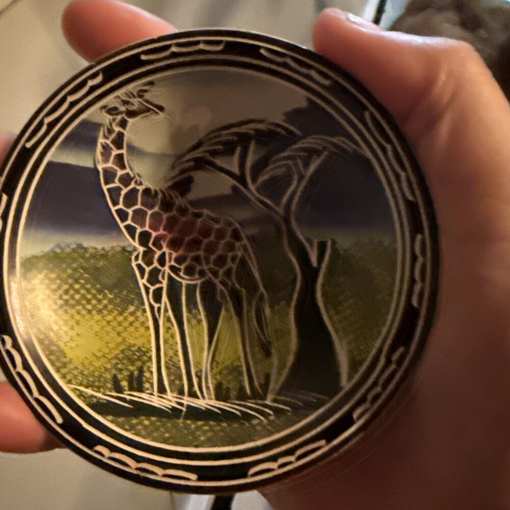 Kenya African Ceramic Pottery 6” BowlDecorative Souvenir